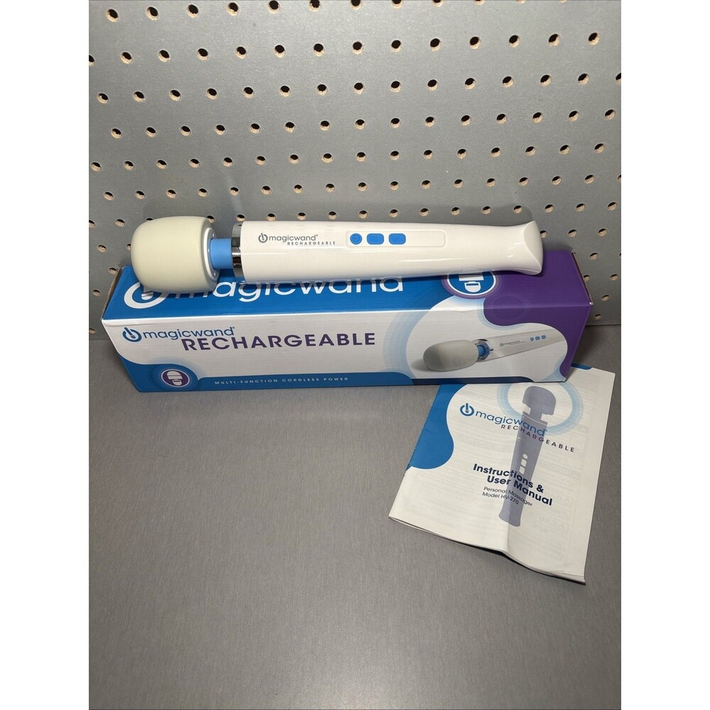 Magic Wand Rechargeable HV-270 Cordless Massager Deep Tissue NO POWER CORD